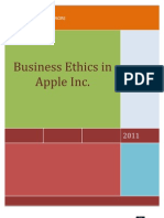 Business Ethics in Apple Incorp.