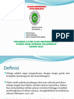 Program Studi Ilmu Keperawatan Stikes Bina Husada Palembang TAHUN 2022
