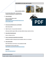 À Descoberta de Uma Instituição (Luciano Machado)