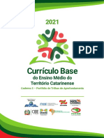 Caderno 3 . Currículo Base Do Ensino Médio de Santa Catarina