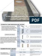 ELEMENTOS COMPLEMENTARIOS Del Drywall