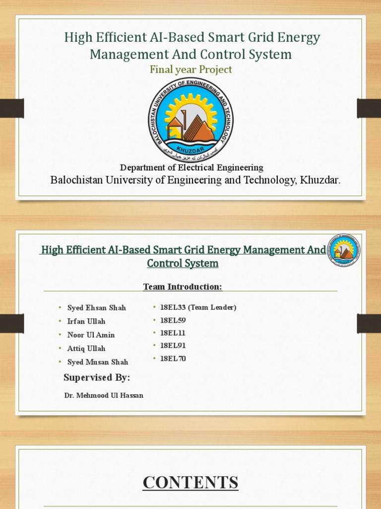 High Efficient Ai Based Smart Grid Energy Management And Control System