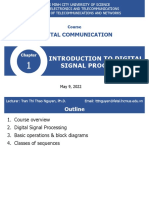 Digital Communication: Introduction To Digital Signal Processing