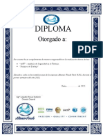 Diploma Por La Elaboración de AST