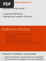 UNIT 5 Installing and Confiuring Windows 10