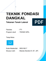 (GENAP 2021-2022) MODUL 12 Teknik Fondasi Dangkal