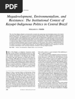 Download Fisher 1994 Mega Development Environmentalism And ResistanceKayapo Indigenous Politics by Eric Ross SN58172223 doc pdf