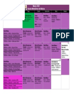 Escala Ministerios Mês de Março 2022