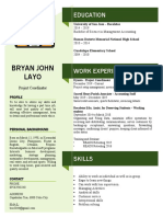 RESUME Bryan John Layo