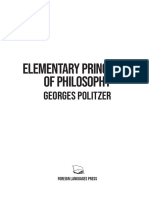ElementaryPrinciplesOfPhilosophy Politzer Reprint 2021 OCR