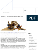 Kit Braço Robótico MDF com Arduino - Blog Eletrogate