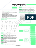 Cromosomopatías: alteraciones cromosómicas y sus síndromes