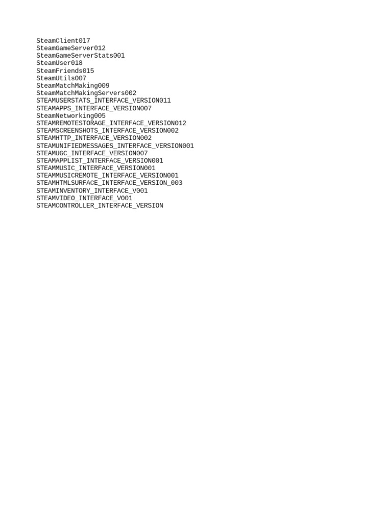 Steam Interfaces | PDF | Computers