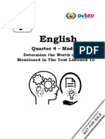 English: Quarter 4 - Module 3