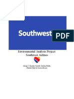 Environmental Analysis of Southwest Airlines