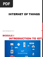 Internet of Things: Haripriya V Asst - Professor, Dept. of CS & IT