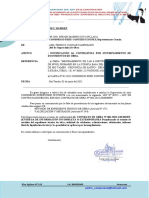 Supervisor notifica incumplimiento de documentos de obra