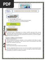 Communication For Work Purposes: Week 5: Lesson 3