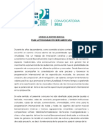 Ayudas Al Sector Musical para La Programacion Iberoamericana