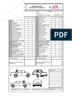 Formato Check List - Camioneta