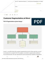 Customer Segmentation at Glovo. Part 2 - Segmentation System Design, We - by Ahmad Hamouda - Glovo Engineering - Jul, 2022 - Medium