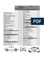 Check List Toyota Hilux BC