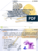16.0 Notificación, Investigación y Reporte de Incidentes, Incidentes Peligrosos y Accidentes de Trabajo