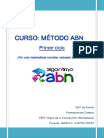 ABN - CURSO MÉTODO ABN Primer Ciclo - CEP de Ronda. Formación en Centros