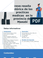 Diapositivas - Breve Reseña Historica de Las Practicas Medicas en Manabi