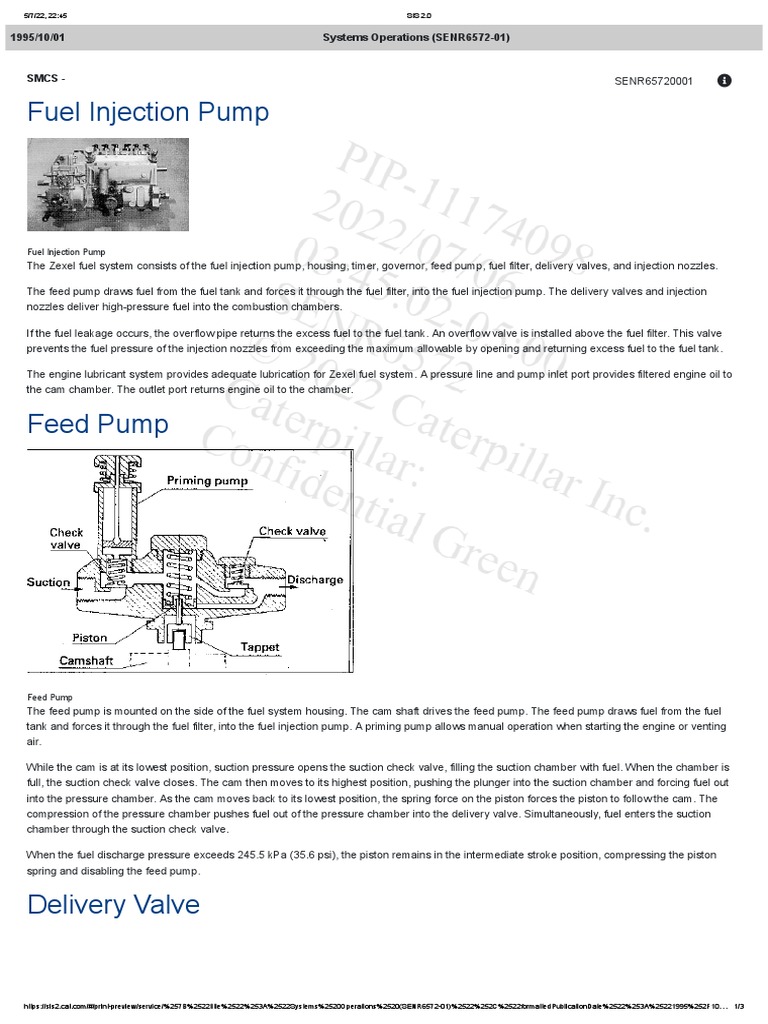 Eui System Pdf Pump Valve