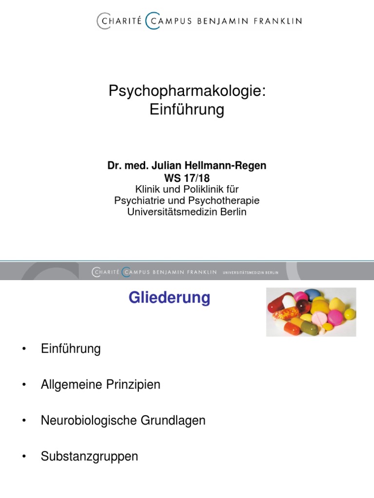 Psychopharmakologie | PDF