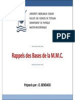 Rappels Bases MMC