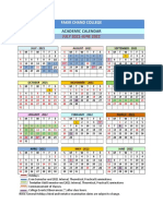 Academic Calendar: JULY 2021-JUNE 2022