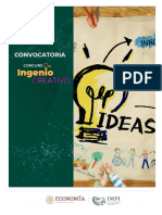 Convocatoria Ingenio Creativo Secretaría de Economía IMPI