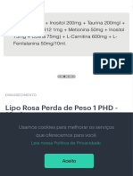 Lipo Rosa Perda de Peso 1 PHD - 10ml