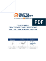 PD-GGE-SST-41 Proced. de Seg. para Trabajos de Soldadura Rev.01