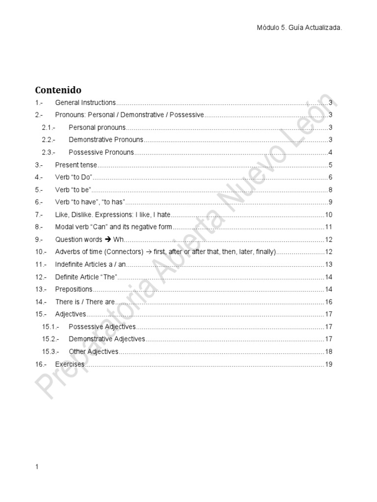 Updated Module 5: Grammar Guide | PDF | Grammatical Number | Verb