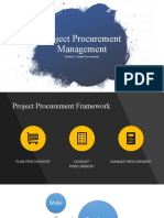 Project Procurement Management: Module 3: Classify Procurements