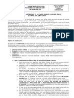 Pocedimiento de Aseo y Sanitizacion en Instalaciones