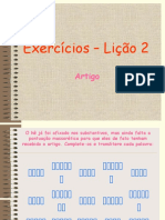 Exercícios - Lição 2