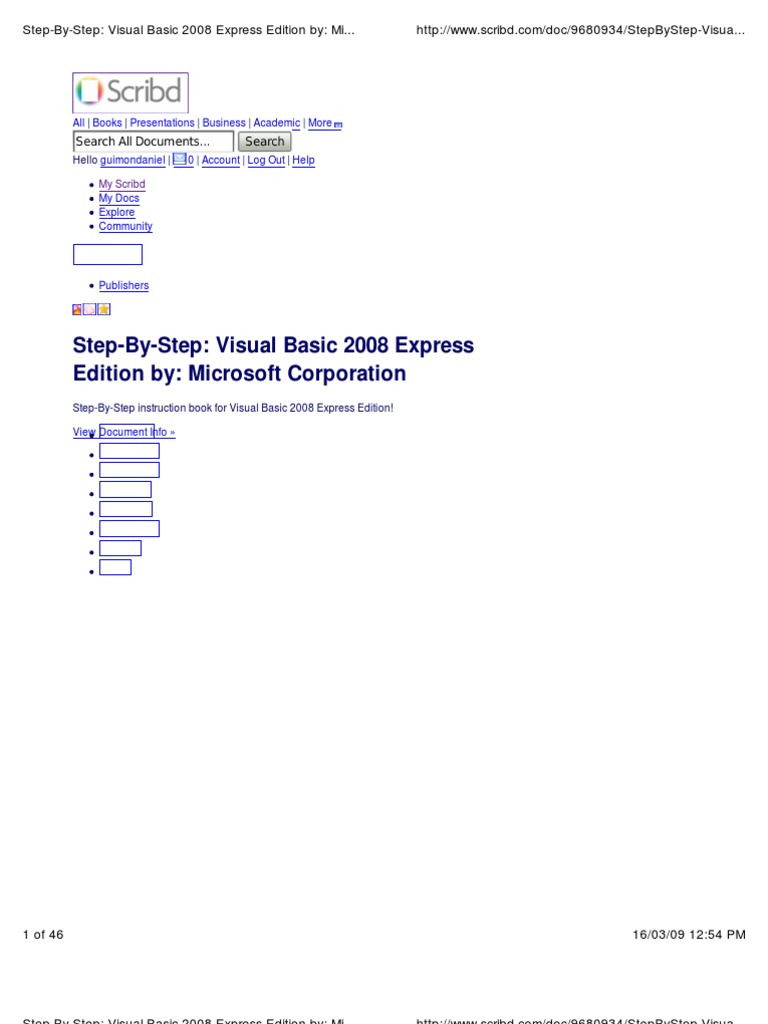 Download Microsoft Visual Basic 2008 Express Edition Offline Installer