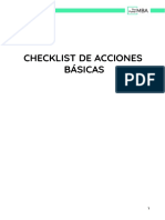 Checklist de Acciones Básicas