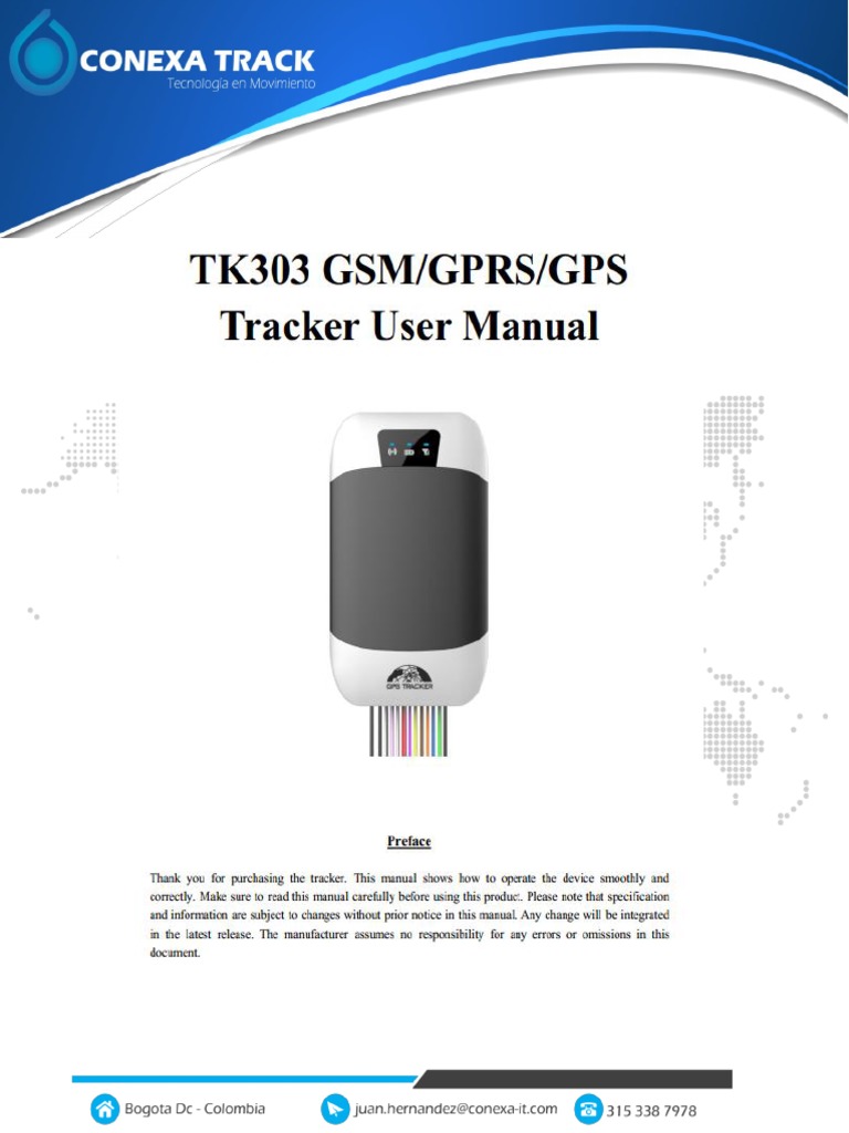 Especificaciones Coban 303FG PDF