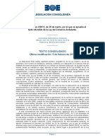 CAA - Decreto Legislativo 2-2012, de 20 de Marzo, Texto Refundido de La Ley Del Comercio Ambulante de Andalucía.
