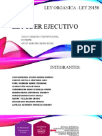 Poder Ejecutivo Exposición