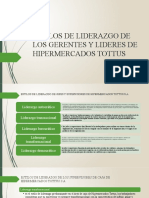 Estilos de Liderazgo de Los Gerentes y Lideres