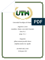 Tarea No.1 1er Parcial - Costos II - Grupo No.2