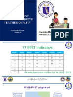 New RPMS-PPST Targets To Achieve Teacher Quality