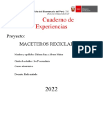 200 años de independencia del Perú: Maceteros reciclados