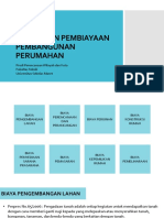 Komponen Pembiayaan Pembangunan Perumahan